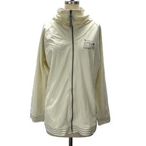 Cirque Du Soleil Sweatshirt‎ Full Zip Ivory Jacket Women's XXL Soft Cotton NEW